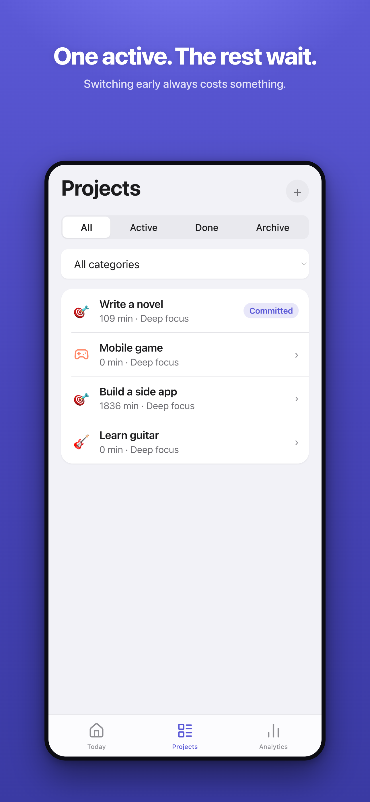 OneTrack — projeler